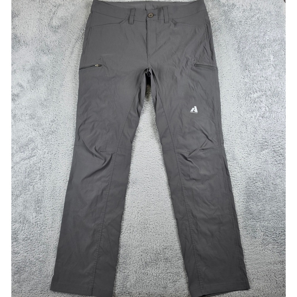 Eddie Bauer First Ascent Pants Men 36x36 Gray Guide Pro Hiking Technical Outdoor
